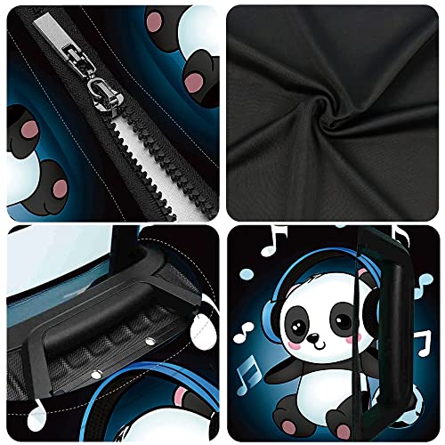 RYUITHDJP Suitcase Cover 18-22 Inches, Luggage Cover for Suitcase Premium Zipper Close Protect and Personalize Your Luggage - Cute Panda4