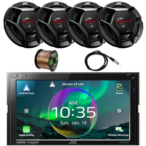 Radio para carro JVC con pantalla táctil 6.8 pulgadas miniatura 1