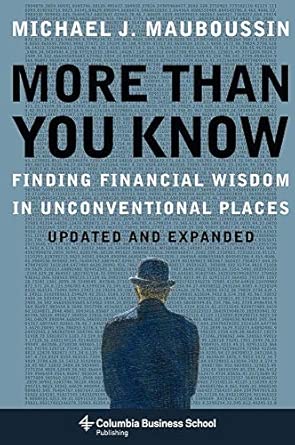 More Than You Know: Finding Financial Wisdom in Unconventional Places Updated and expanded e. Edition book cover