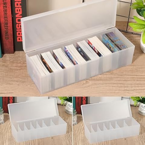 Rainmae 3 Pack Trading Card Storage Boxes Cover