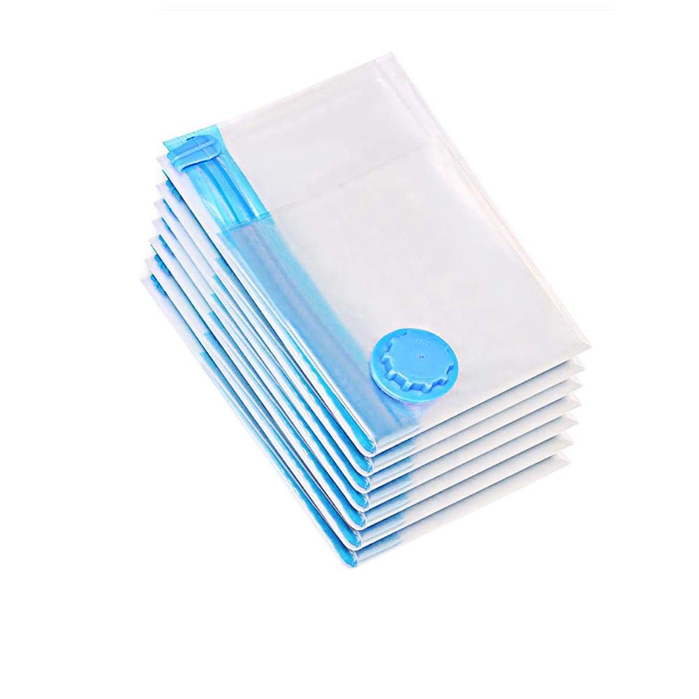 Joyfeel Vacuum Storage Bags 8 Packs Space Saver Bag Vacume Pack Storage Bags Travel Storage for for Clothes, Quilts, Duvets, Pillows, Blankets, Bath Towel Zip Seal