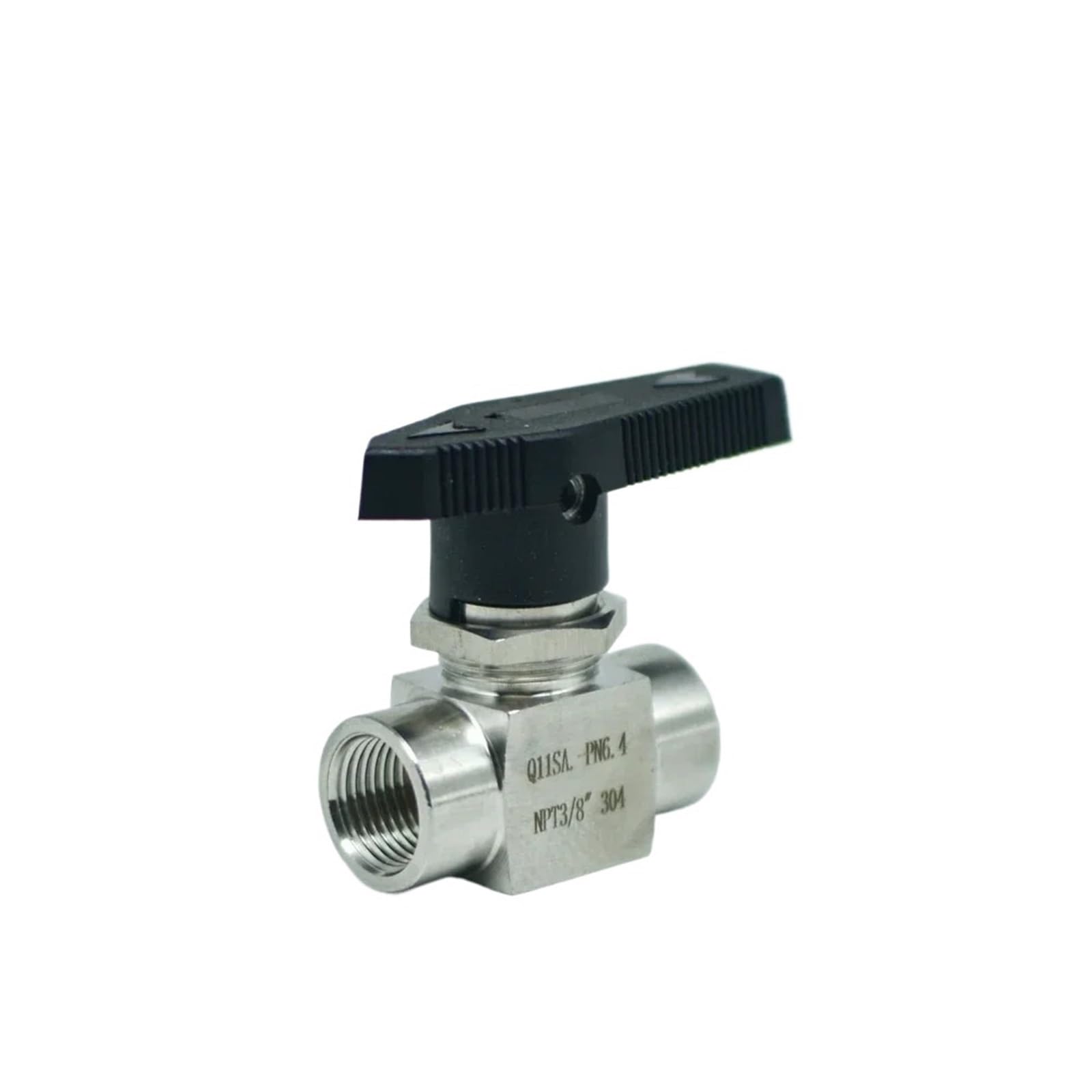 Zawór kulowy do montażu panelowego ze stali nierdzewnej 304/316L, gwint wewnętrzny BSP/NPT, 0.3 cm do 1.3 cm, NPT-SS304)