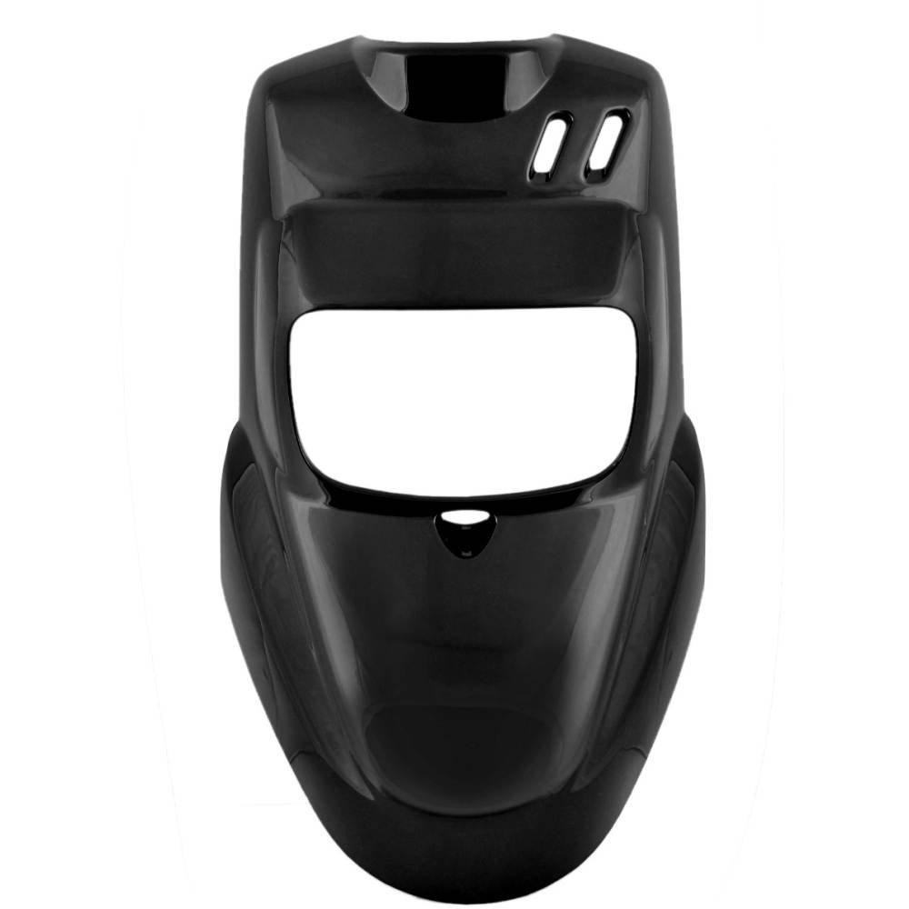 SCUDO ANTERIORE NERO METAL COMPATIBILE CON MBK BOOSTER - COMPATIBILE CON YAMAHA BW'S 50 '04/'14