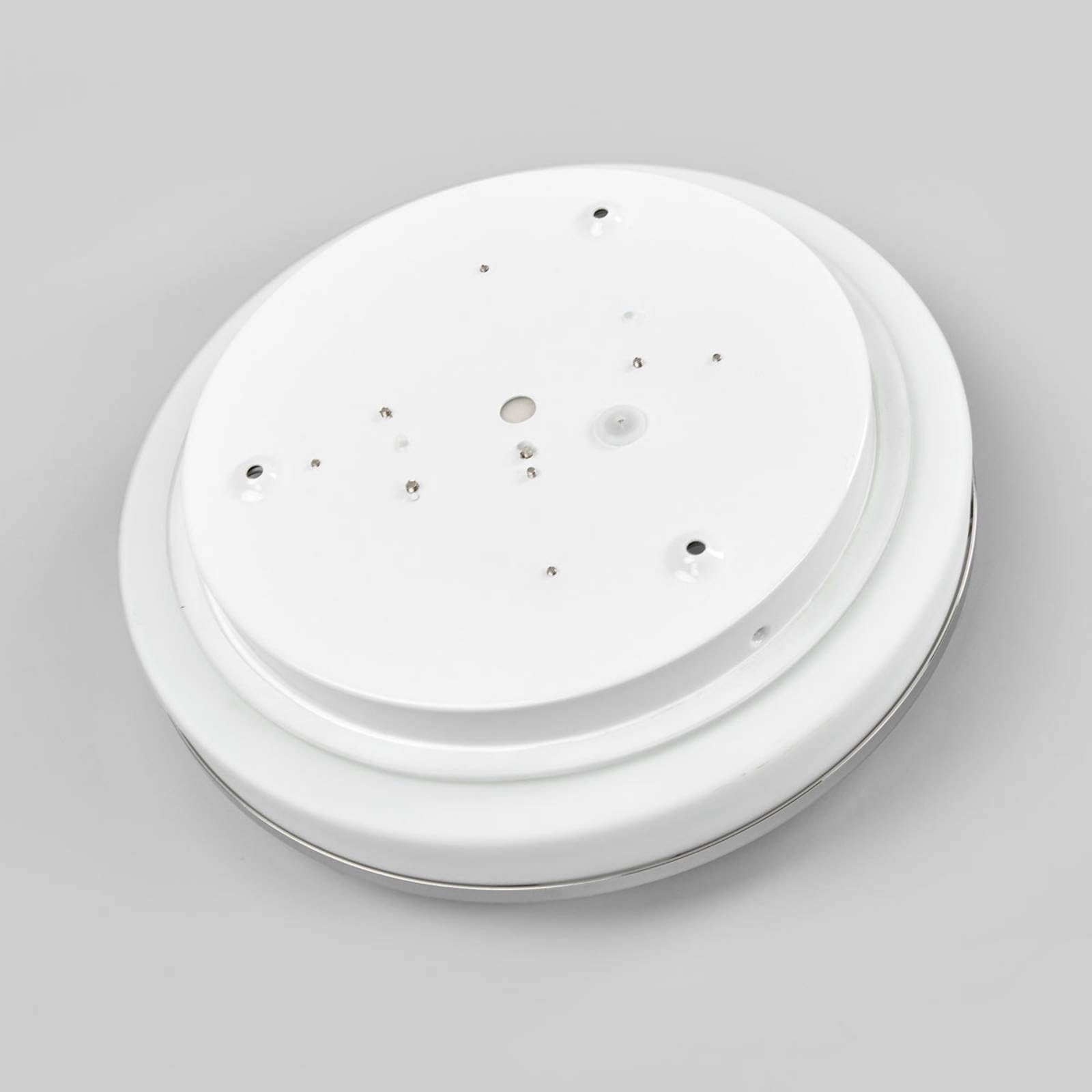 Lindby Plafoniera (Moderno) colore Bianco, in Vetro ad es. Bagno lampadina inclusa plafoniera per bagno lampada