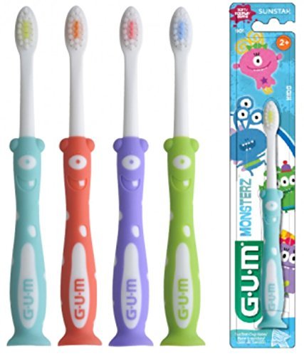 GUM Kids' Monsterz Toothbrush (3 Pack)