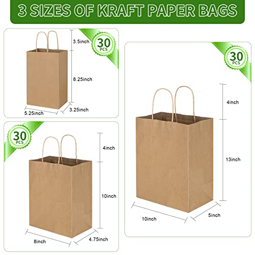 Toovip Bulk Kraft Paper Bags