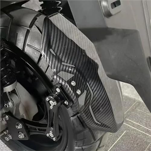 Garde-boue arrière QJMoto MTX125 aluminium style carbone