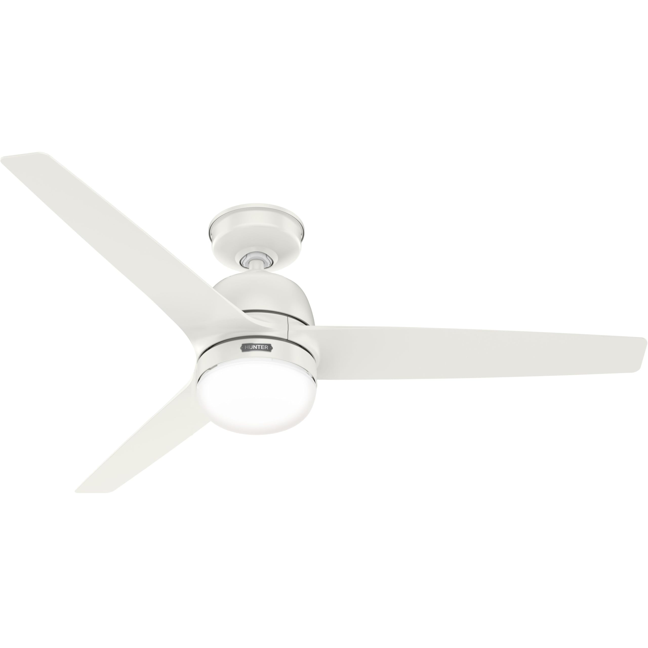 Hunter Ventilador de techo exterior Seawave blanco con luz