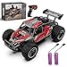 QUN FENG Ferngesteuertes Auto, 1:16 2WD RC Off-Road Buggy 2,4 GHz Funkfernsteuerung Elektro Geländewagen mit 2 wiederaufladbaren Batterien Spielzeug Geschenk für Jungen und Mädchen, Rot