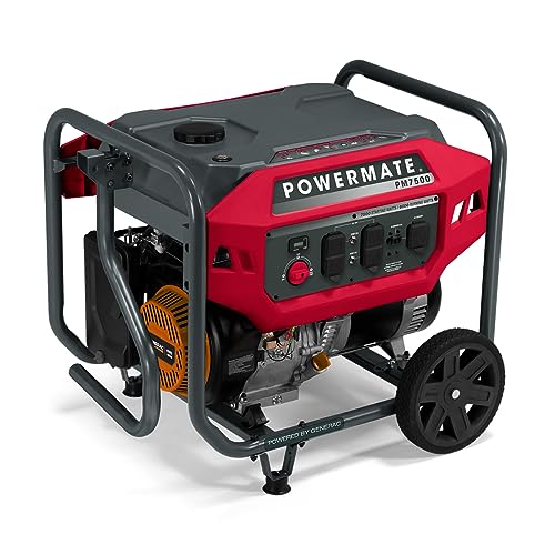 Powermate P0081600 PM7500 7500Watt GasPowered Portable Generator 49