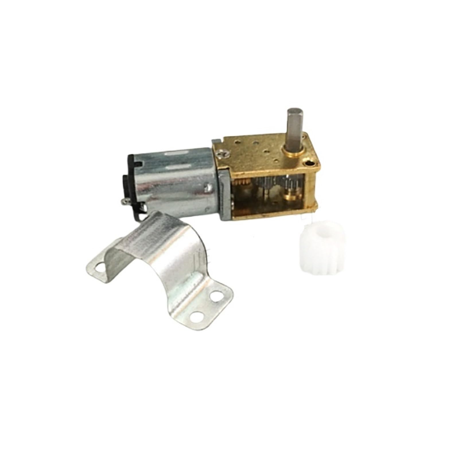 Niedriger Drehzahl DC 3V 6V 12V N20 rechtwinkliger Getriebemotor elektronisches Schloss Drehmomentmotor(30RPM,Rated 6V)