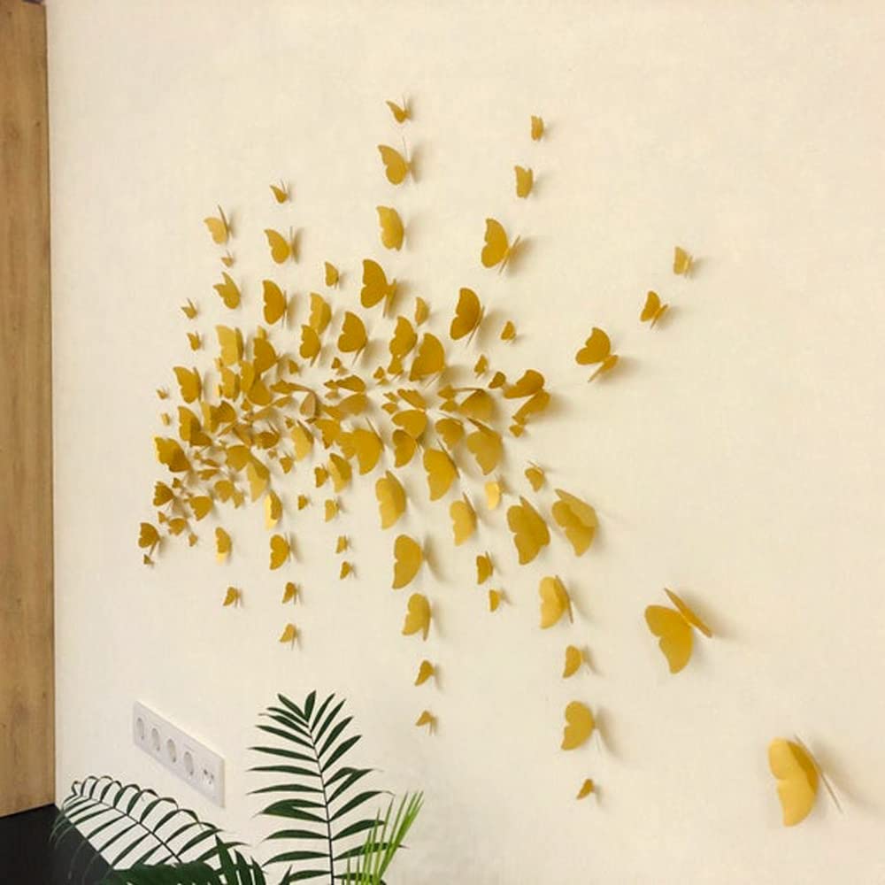 48 Adesivi Farfalle 3D Rimovibili - Decorazione Parete Per Casa, Matrimoni, Camera Bambini - Foto 9