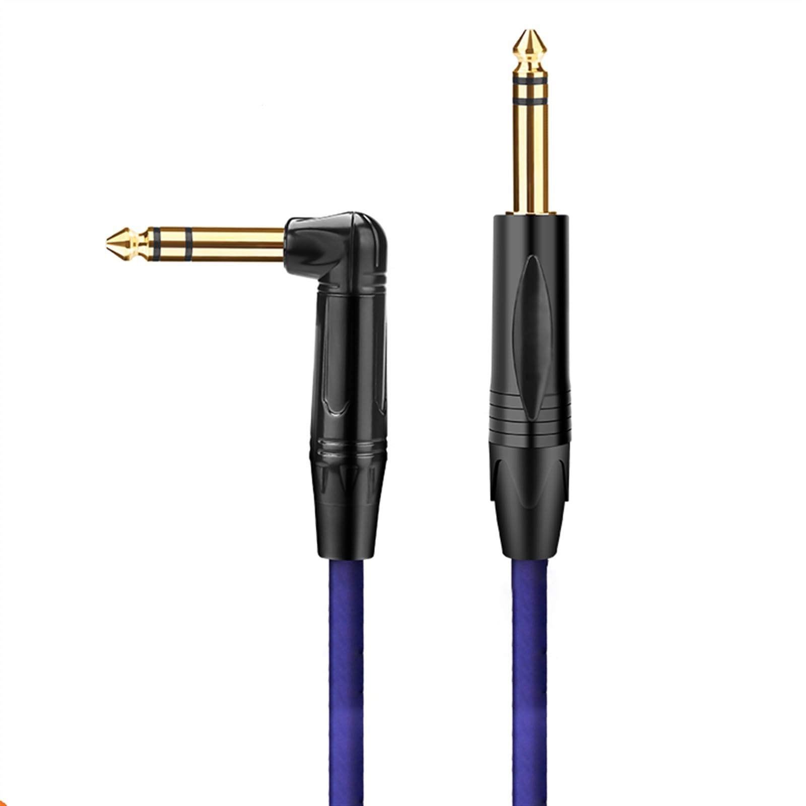 akcesoria do gitary 6.5 Do 6.5 Kabel Audio Duży Trzyrdzeniowy Męski Na Męski Kabel Do Gitary Elektrycznej Adapter 6.35mm (Color : 2 meters)