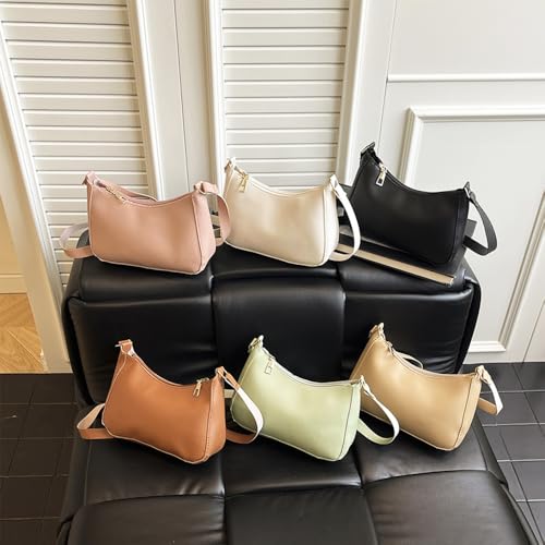 Bolsos bandolera para mujer, bonito bolso hobo tipo tote, minicartera con cierre de cremallera miniatura 2