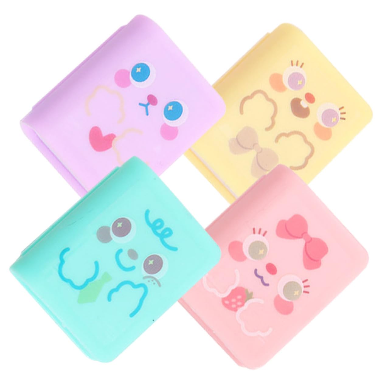 ARTIBETTER 5 Set Temperamatite Dei Cartoni Animati Affilatura Matita Meccanico Affilatrici Cancelleria Per Plastica 4 Pezzi*5
