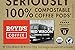 Boyd's Coffee Organic Red Wagon Coffee - Dark Roast - Single serve pods (72 Count)