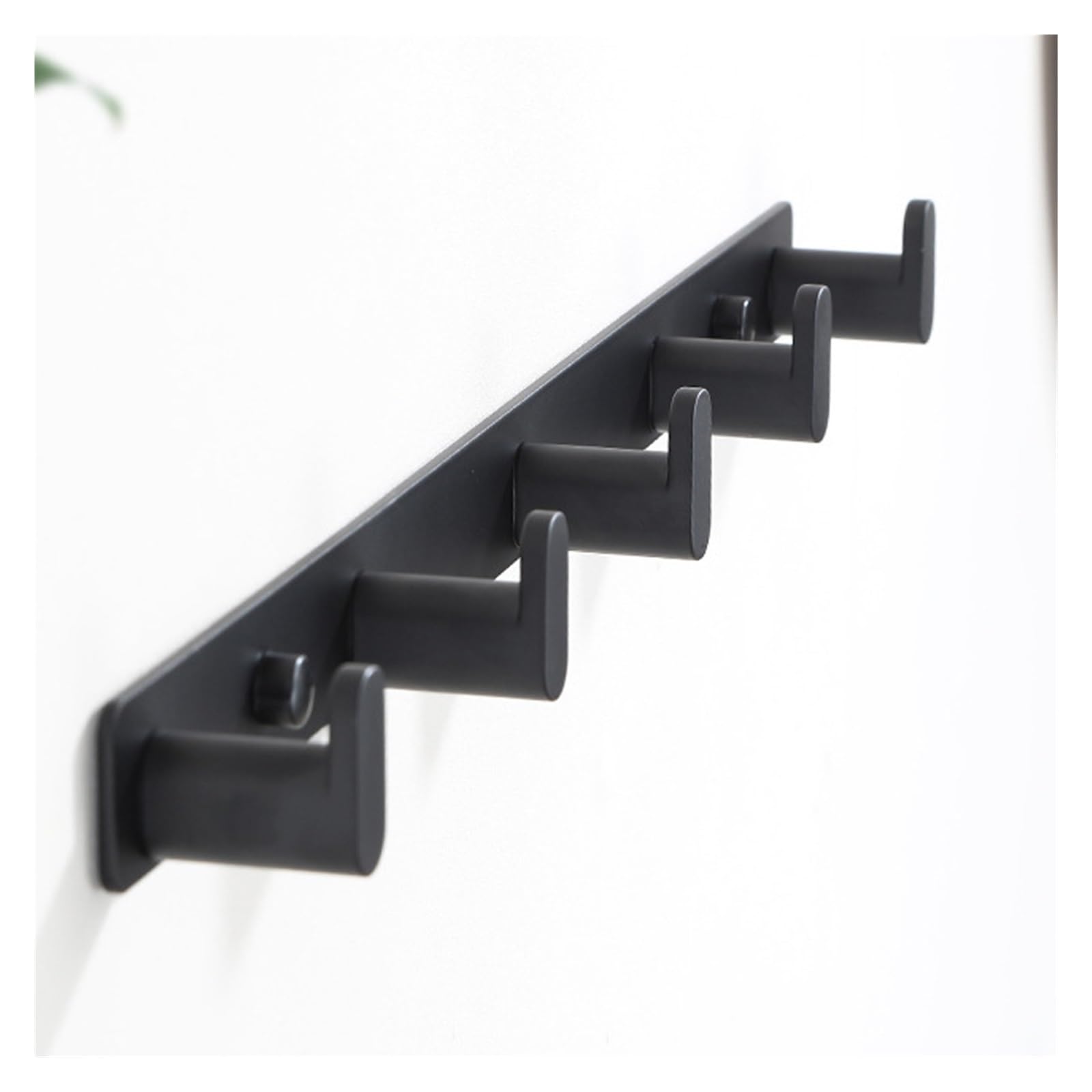 Sdfsdfds Black 5 Hooks Coat Rack, Wall Hooks(Black 5 Hooks)