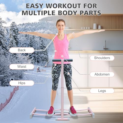 Máquina de ejercicio plegable para esquiadoras miniatura 6