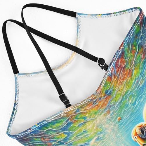 Sea Turtles Sunshine Bathing Suits for Girls Swimsuit Summer Beach One Piece Swimsuits Swimwear4