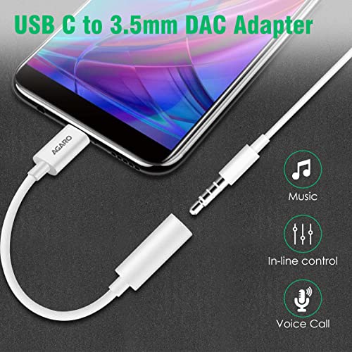 Image of AGARO Type C to 3.5 mm Female Aux Jack Audio Converter