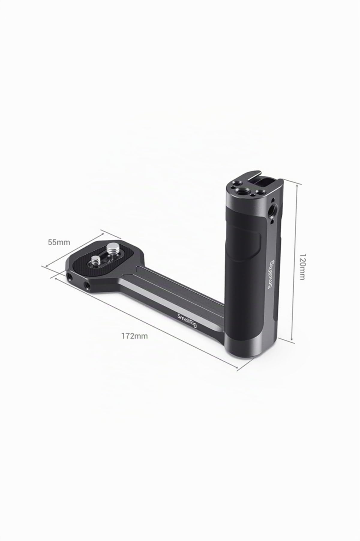 SMALLRIG Poignée Latérale en Aluminium avec Design Plié pour DJI RS 4 Mini/RS 4/RS 4 Pro/RS 3/RS 3 Pro/RS 3 Mini/RS 2/RSC 2/Ronin-S/Ronin-SC, pour ZHIYUN Crane 2S/2/V2-2786C