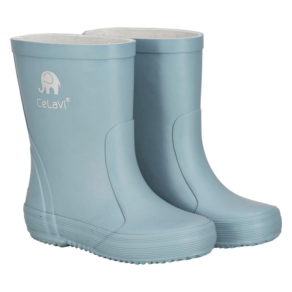 Celavi Boy's Basic Wellies Solid Rain Boot