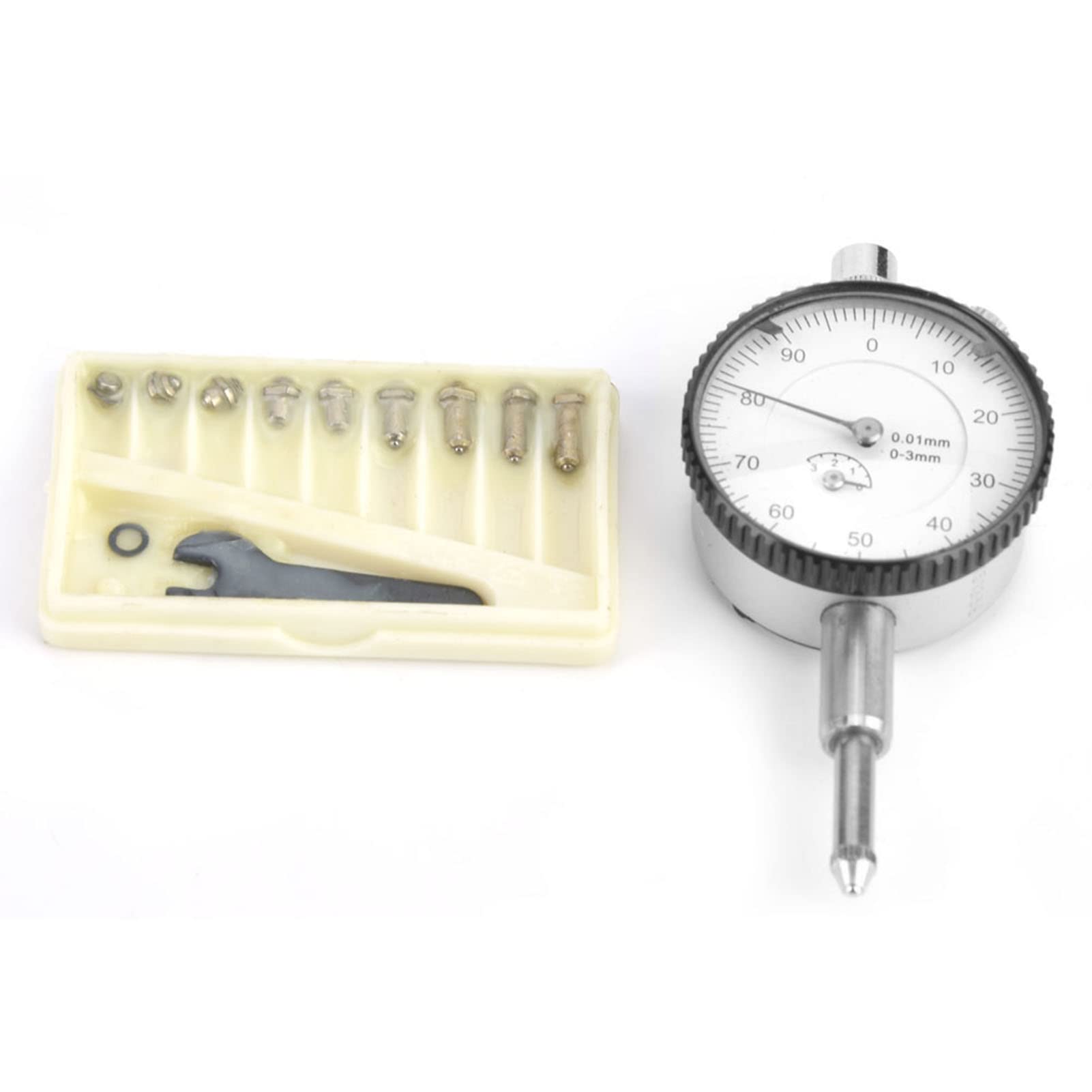 Comparatore diametro interno strumenti di misura indicatore di quadrante 10-18mm Indicatore diametro interno Cilindro motore Misure dimensioni interne Strumento 0,01 Precisione(Spedizioni casuali)