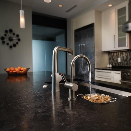 Image of InSinkErator F-H3300SN Modern Instant Hot Water Dispenser, Satin Nickel