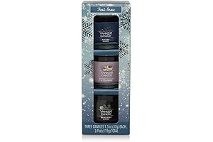 Yankee Candle Sampler: First Snow 3-Pack Mini Glass Jar Candles