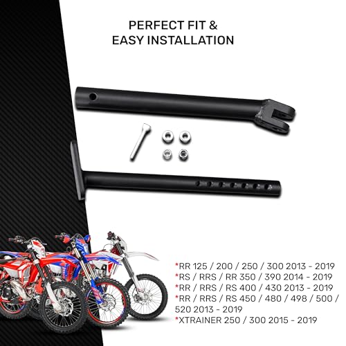Caballete lateral BETA RR Racing acero compatible con modelos 125 a 450 5