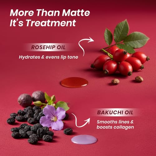 Image of INSIGHT Matte Stay-On Lip Cream - Set B| Lightweight, Long-Lasting, Quick-Dry Formula with Soft Velvety Finish - 21g