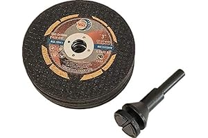 Milwaukee Die Grinder Attachments: Cutting Discs, Mandrel Kit - 12 Pack