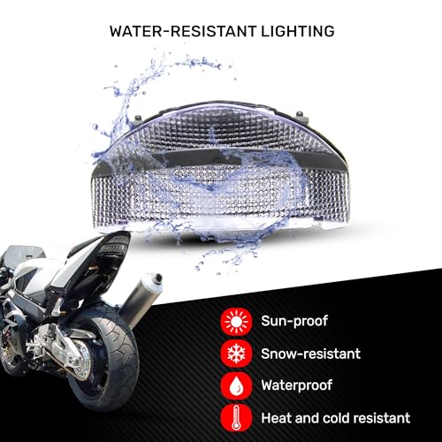 Feu stop LED clignotants intégrés CBR 929 rénover éclairage arrière