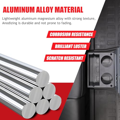 Portavasos trasero para INEOS Grenadier 2020-2025, aluminio miniatura 5