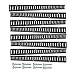 labwork 8 PCS Powder Coat Black E Track Tie Down Rail Kit 5 Foot for Garages Van Trailers Motorcycle Tie Downs Heavy Loads Up to 2000 lbs