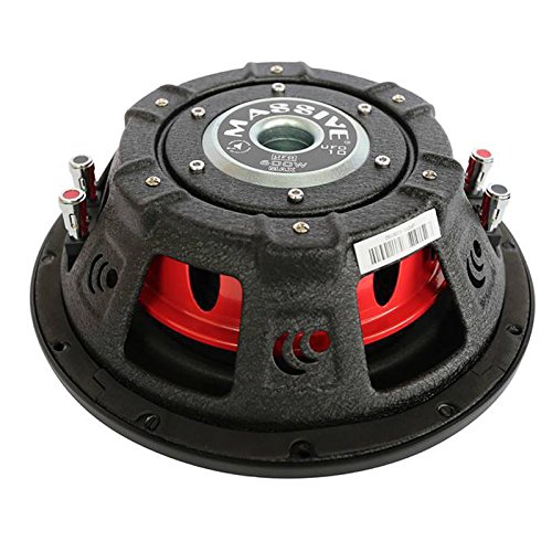 Buy Massive Audio UFO10 10 Inch Shallow Subwoofer High Powered 600