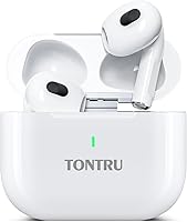 Vista 11 de Auriculares inalámbricos, auriculares Bluetooth 5.3 con reducción de ruido ENC/ANC, pantalla de alimentación LED, control táctil, IPX4 impermeable