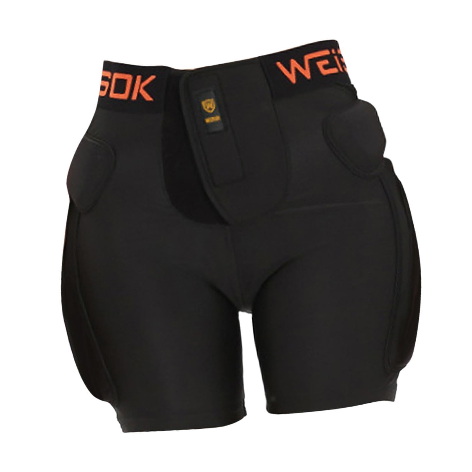 Yiju Padded Shorts for Tailbone and Hip Protection in Snow Sports, L