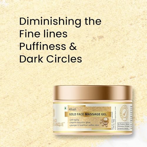 Image of Khadi Organique Gold Face Massage Gel (Pack Of 2)