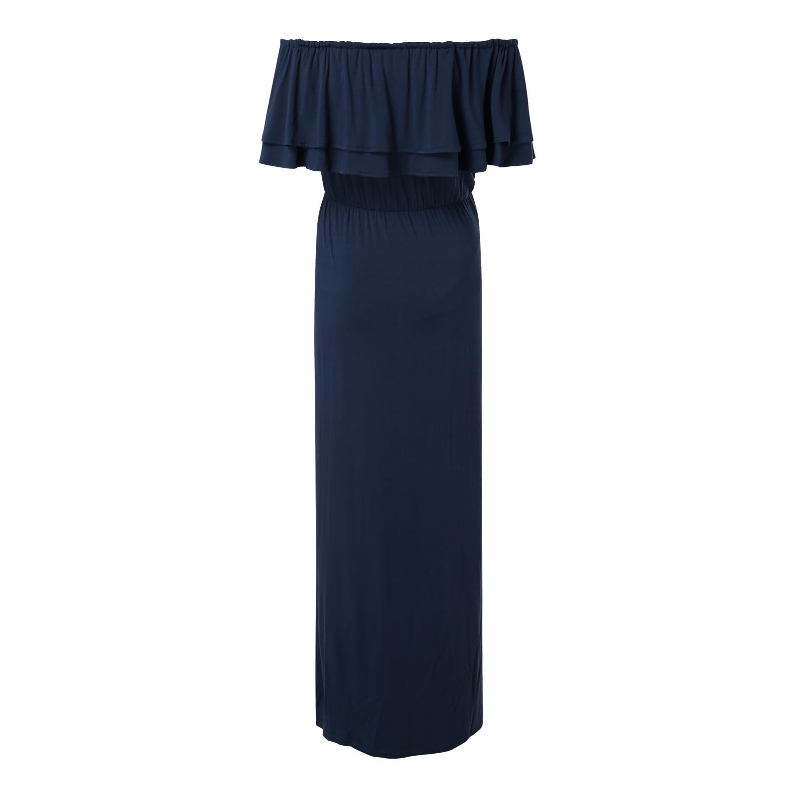 Umstandskleid Schwarz,Schwanger Kleidung Stillkleid Festlich Geburtshemd Damen Krankenhaus Umstandsmode Sommer Trägernachthemd Damen für Schwangere und Stillzeit（Blau,XL）