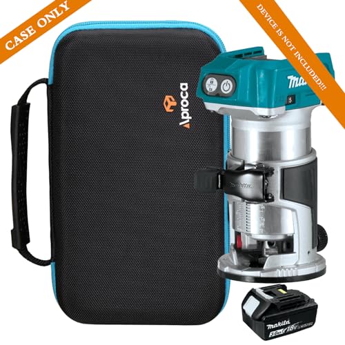 Aproca Hard Storage Travel Protective Case, for Makita XTR01Z 18V LXT Lithium-Ion Brushless Cordless Compact Router 5 Aproca Hard Storage Travel Protective Case, for Makita XTR01Z 18V LXT Lithium-Ion Brushless Cordless Compact Router - Image 5