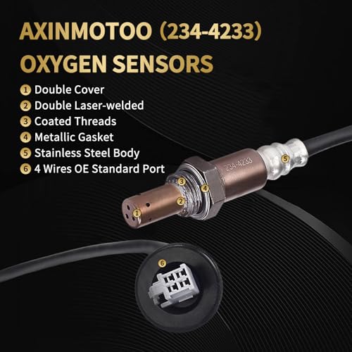 Sensor de Oxígeno Oxygen O2 234-4233 para Toyota y Pontiac miniatura 4