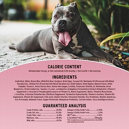 Annamaet Original Sensitive Skin & Stomach Dry Dog Food, (Lamb, Whitefish & Millet), 5-Lb Bag #TOP3