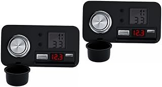 VICASKY Carregador USB 2Pcs Carregador De Motocicleta 12V Carregador USB Adaptador De Energia De Motocicleta Carregador USB Com Interruptor Carregadores Móveis USB Um Carregador