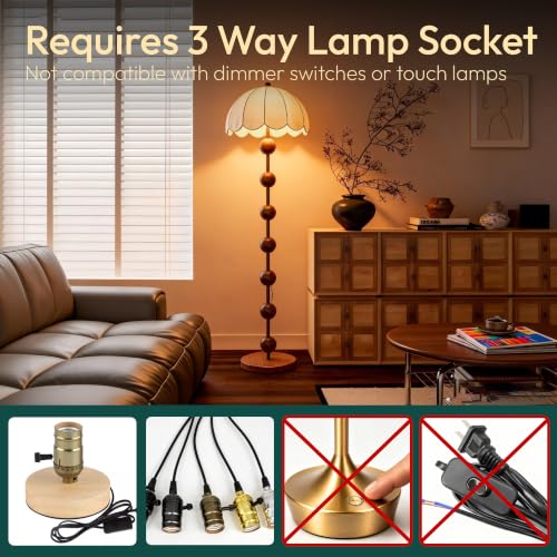 Image of ALAMPEVER 3 Way Light Bulbs 2 Pack, 50 /100 /150W Equivalent, Bright A21 LED Light Bulb, 2700K Soft White, 800 /1600 /2200LM, 5 /9 /15W, E26 Base, Non-Dimmable, Ideal for Living Room, Garage, Basement