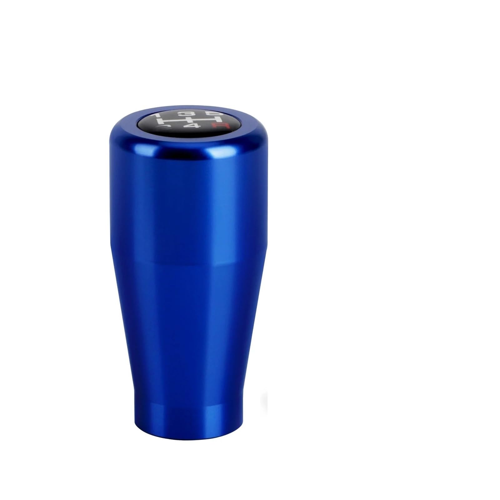Jeocoai Blue Car Gear Knob 5Speed Gear Shift Knob Aluminium Universal Racing Lever M8 M10 M12 For Manual Transmission Level(Blue)