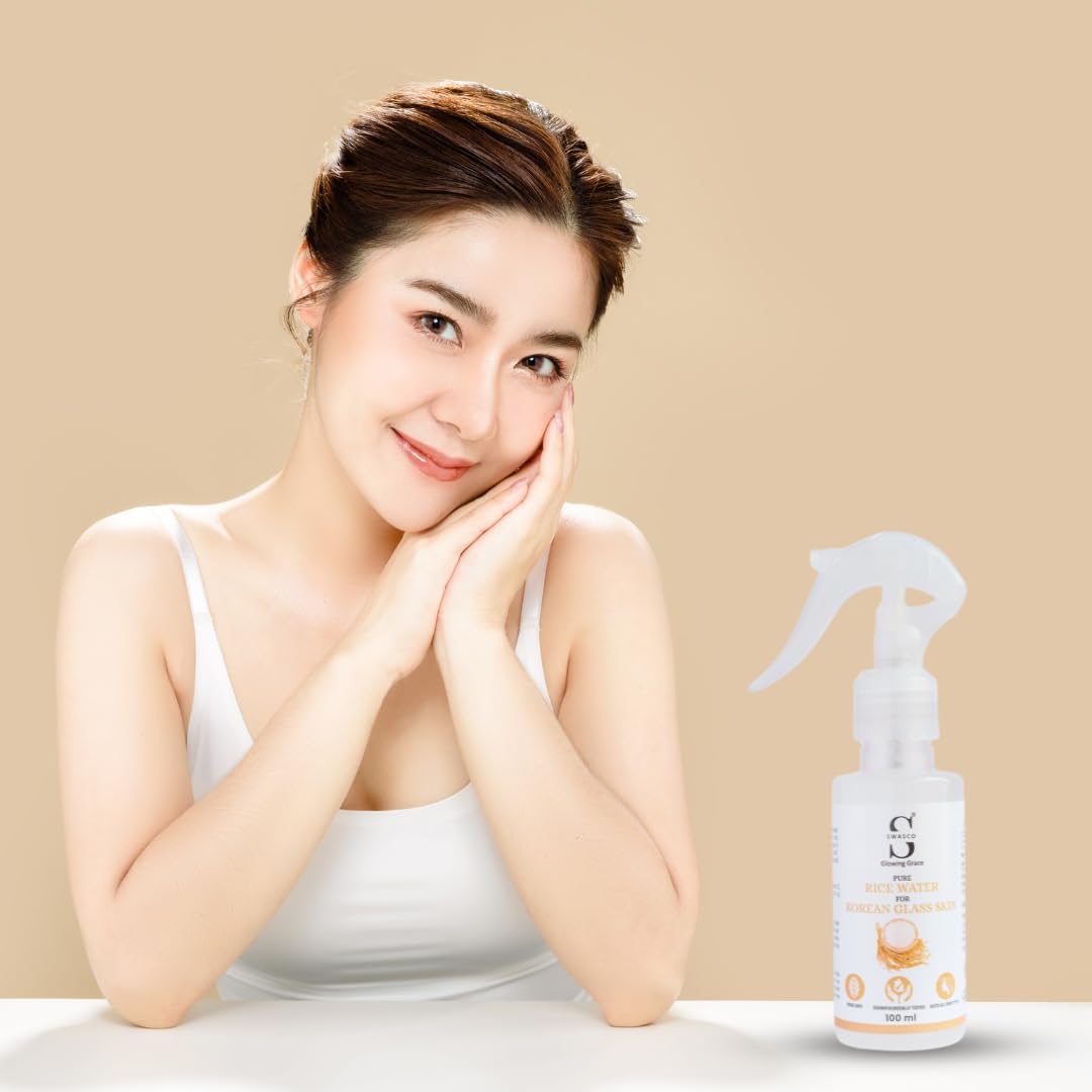 Swasco Korean Rice Water Face Toner | Hydrating & Brightening Milky Toner 100ml | Alcohol-Free, With Niacinamide & Hyaluronic Acid | Pore Tightening, Glowing & Even-Toned Skin | For All Skin Types 4