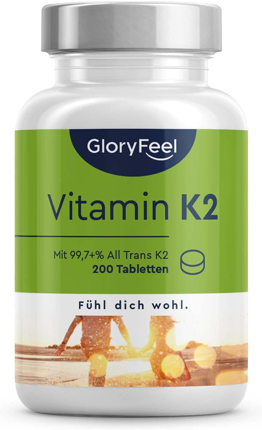 Vitamin K2 MK7 200µg 200 vegane Tabletten Premium K2VITAL® K2MK7