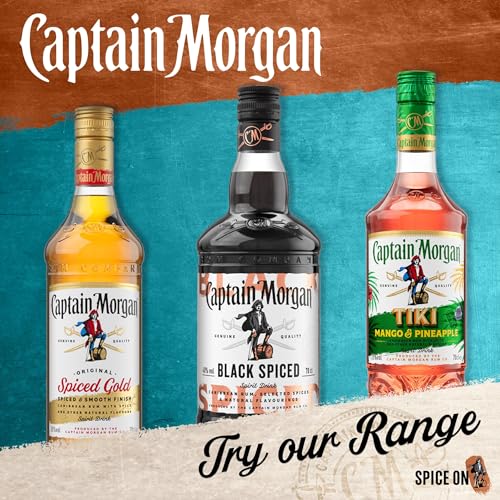 Captain Morgan Black Spiced Spirit Drink with Caribbean Rum | 40% vol | 70cl | Aged in Oak Barrels | Notes of Caramel | Vanilla & Black Cherry | Enjoy in Drinks or a Cocktail - Image 5