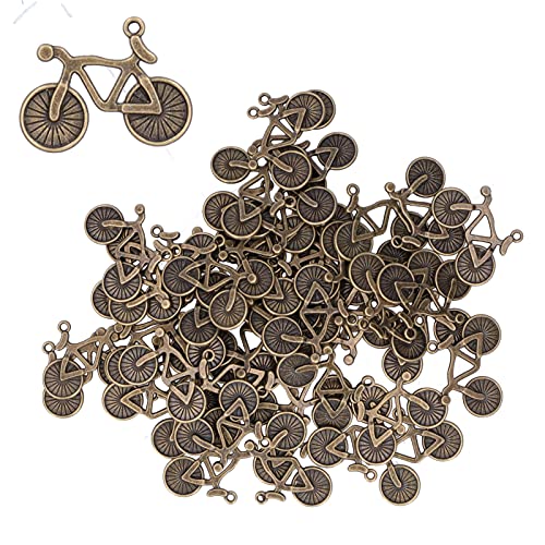 Zhjvihx Accesorios de joyería de Bricolaje, Colgantes de Bicicletas Decoraciones de Modelos de Bicicletas Hecho a Mano para Pulseras para Collares Cover